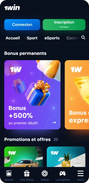 Bonus 1 Win