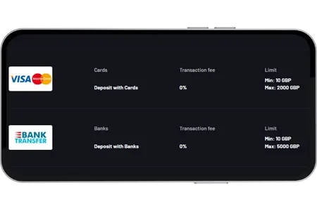 Paiements via l’application