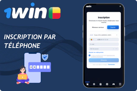 Inscription réseaux sociaux 1Win